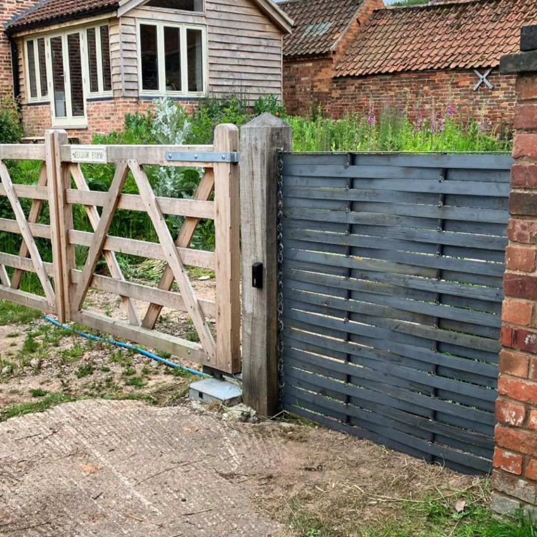 An example of Steel Weave done by Steel Lawn Edging Co.